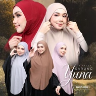 Zihaluv – Tudung Yuna Sarung - Bidang 55 Hijab - Berdagu
