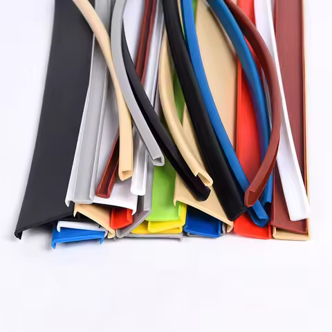 U-Shaped Edge Banding for Furniture Panels, 3mm to 50mm Thickness, 2m, 3m, 10m Long, White, Beige, G