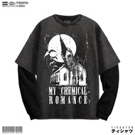 TISSATSU Longsleeve Double Layer My Chemical Romance Long Sleeve Wash Shirt/ MCR-57