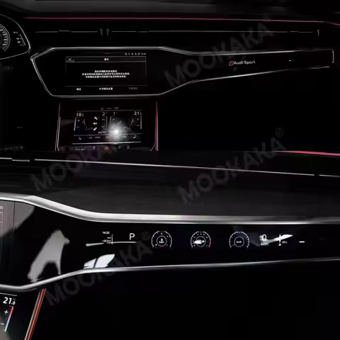 For Audi A6 A7 A6L A4 S4 RS4 A5 S5 RS5 Q7 C8 2015-2020 Co-pilot LCD Android Car Instrument Dashboard