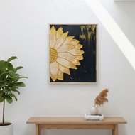 100% hand painting- wall art With Frame PATTERN 3D Canvas Wall Art Texture Painting