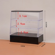Dollhouse Pastry Display Case Miniature Dessert Bakery Cabinet Doll House Bakery Display Case Plasti