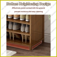 ◱ ✴ ☢ Mr.Bamboo Shoe Cabinet Bamboo Shoe Rack Shoe Storage With Curtains Shoe Organizer