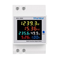 AC monitor 110V 220V 380V 100A Voltage Current Power Factor Active KWH Electric energy Frequency met
