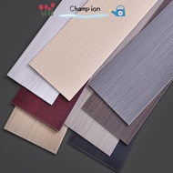 CHAMPIONO Skirting Line, Wood Grain Windowsill Floor Tile Sticker, Living Room Waterproof Self Adhesive Waist Line
