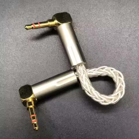 FENGRU DIY AUX Cable 3.5mm Male to 3.5mm Male 8 shares OCC Stereo Audio Cable For Walnut V2/V2S Zish