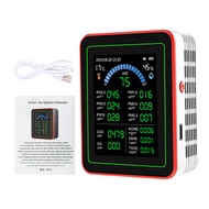 18 in 1 HCHO Meter, Temperature and Humidity Meter with Color Screen for Home Office, Detect Indoor 