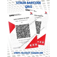 QR CODE VINYL Sticker OUTSIDE (FADE-RESISTANT AND WATERPROOF) QR Code Sticker/