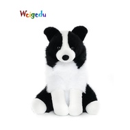 Realistic Border Collie Plush Toy