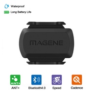 FREE DELIVERY Magene Gemini 210 S3+ Speed Cadence Sensor ANT+ Bluetooth Computer Speedometer for Zwi