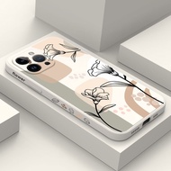 Art flower Phone Case For iPhone 17 Air 16 Plus 16E Pro Max 4G 5G Fashion Cover