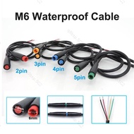 26CM 6mm 2 3 4 5 Pin Waterproof Cable M-6 Solar Panel Terminal Mini Plug Signal Connecting Automotiv