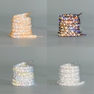 New Reflective Star Galaxy Shoelace Luminous Rope Men's Accessories White af1 Canvas Shoes Basketbal