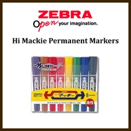 Zebra Oil-based Marker High-Mighty 8 Colors MC-8C