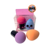 Egg-Shaped Sponge + Mushroom-Shaped Puff Comes With A Dustproof Storage Box Foundation 1 Has 2 Piece