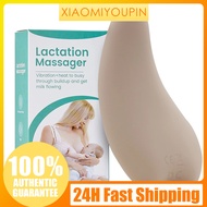 Warming Lactation Massager Soft Silicone Breast Massager for Breastfeeding Heat + Vibration for Clogged Ducts