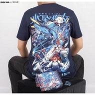 Aerial Rebuild Gundam T-Shirt Jersey Material | Baju T-shirt Jersi Anime Aerial Rebuild Gundam | Aer