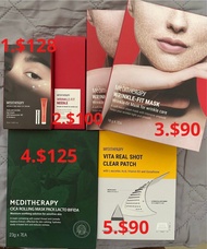 現貨 - Meditherpapy 紅酒震動眼霜 ,  緊緻修復面膜,  CICA積雪草毛孔緊緻面膜,  維他命8小時集中淡斑貼 ,