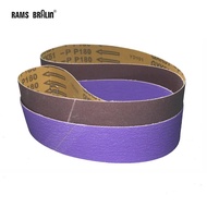 2x42 inch BORA5 Ceramic Abrasive Sanding Belts GXK51-P AO Grinding Bands for Steel Plastic Wood Poli