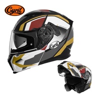 CYRIL CYRIL Revealing Helmet Motorcycle Helmet Summer Men Women Double Lens Motorcycle Full Helmet P