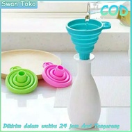 Silicone Folding Funnel Oil Funnel/ Water Funnel/ SWAN Elastic Silicone Funnel/