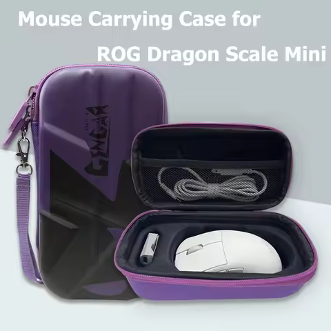 Hard Shell Mouse Storage Case Applicable ASUS ROG Harpe/Keris Gaming Wireless Mouse,Protective Carry