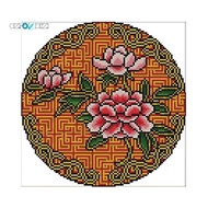 Cross Stitch Kits 11CT Stamped Fortune Comes Easy Patterns Embroidery for Girls Crafts Cross-Stitch Supplies Needlework