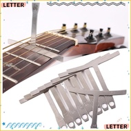 LETTER Guitar Radius Gauge, Guitar Fretboard Radius Gauge Bridge  Repair Measure Tool Guitar Arc Rul