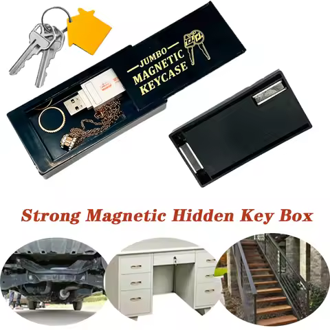 Sight Secret Key Safe Box Storage Secret Compartment Key Holder Box Outdoor Stash With Magnet Pill M