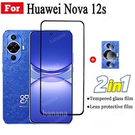 Huawei Nova 12sTempered Glass For Huawei Nova 12SE 12i Screen Protector Carbon Fiber Film with Camera Protector