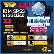 latest IBM SPSS Statistics 32/31/30/29/ 28【Win / M@C) New