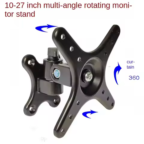 Multi Functional Rotating Bracket Suitable for 10-27 Inch Flat Panel TV Display LCD Wall Mounting Br