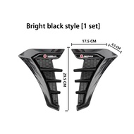 2Pcs Front Side Universal Leaf Plate Decoration Flank Fender Motors Modified Wing Fender Air Guide V