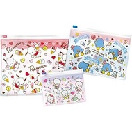 SANRIO - (Pochacco/Tuxedosam/Nya Ni Nyu Nye Nyon) (1套3個) 日本Sanrio 夾鏈透明密實袋 x 1套