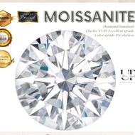 Moissanite Diamond Gemstone Flawless D Colorless VVS1 Clarity 0.5 ct 1.0 ct 1.2 ct 3 ct 5 Charats Ce
