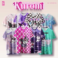 DJ Sport Jersey Kuromi Microfiber Short Sleeve - Size S-10XL
