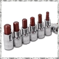 [I O J E] 1/4 Inch Drive Metric Hex Key Hex Socket Bit Hexagon H2 H3 H4 H5 H6 H7 H8 H10