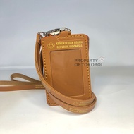 Tempat Id Card Gantung Tali Kemenag / Id Card Holder Gantung Tali Kemenag / Dompet Kulit Gantung Tal