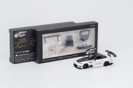 MicroTurbo MT 1:64合金模型。S2000 AP1 J's Racing改装版專用升級包，首批預售中。5件套含 - 鋅合金合鏤空碳纖維頭冚+不銹鋼蝕刻片+尾翼+頂篷+前包圍装飾件，截單日