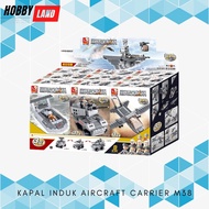 Sluban Aircraft Carrier 9 in 1 Brick Toy M38 - B0537