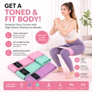 Fabric Resistance Bands  Booty Bands for Workout Exercise Glutes Legs Fitness Training (Women & Men)