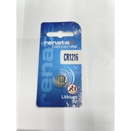 Renata CR1216 Lithium Battery 3V Original renata CR1216 3V Battery