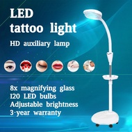 【Local delivery】beauty salon nail lamp magnifying glass with light led floor lamp makeup No double s