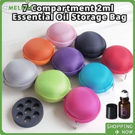 MELENE Essential Oil , Multi Slot Interior Polyester Essential Oil Storage Bag,  EVA Foam Insert Por