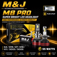 AMERICA SOUND 55W 6000K LED HEADLIGHTS - H4/H19,H7/H18,H11,9005/9006 ORI