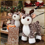 Cute Reindeer Stuffed Toy Christmas Home Decoration Plush Doll plushie