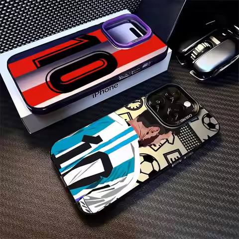 Cartoon Football Number Phone Case for OPPO A55 A78 A98 A76 Reno 7 10 Pro 8T A37 A38 A17k A15s A94 A