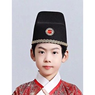 Han Dynasty Emperor's Head Crown Prince Hat Tai Shou Hat Landlord Melon Skin Hat Costume Shooting Pr