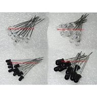10pcs 3mm 5mm LED Infrared / Infrared receiver 940NM IR Led Diodes