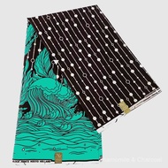 African Wax Print Dress - Cotton Ankara with Floral Pattern